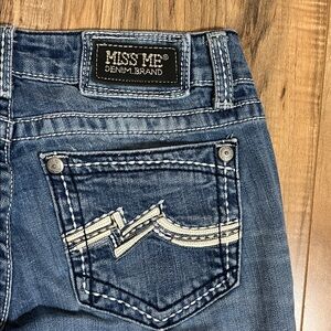 Miss Me Boot Blue Denim Jeans Sz 30